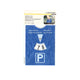 No brand parkeerschijf blauw 15 cm | 24 stuks