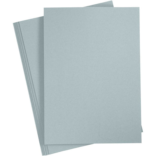 Creativ company karton, a4, vel 210x297 mm, 220 gr, grijs, 10 stuk 1 doos
