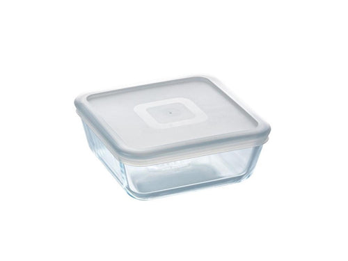 Pyrex schaal met deksel 2l 20x22cm