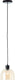 Brilliant casto - hanglamp - 1-lichts - e27 max 1x25w - glas - amber - zwart