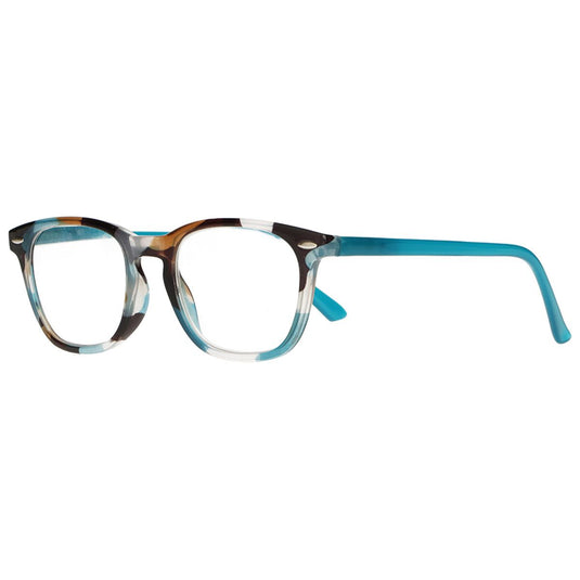 Spectrum leesbril blauw bruin 1.50