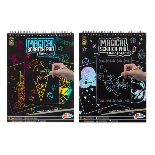 Grafix magisch krasboek a4 20 vel + pen