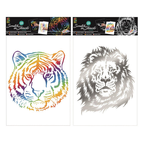 Scratch Set Regenboog - Tijger Eenhoorn