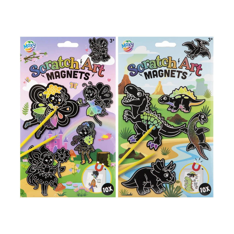 Load image into Gallery viewer, Moxy scratch magneten maken elfjes
