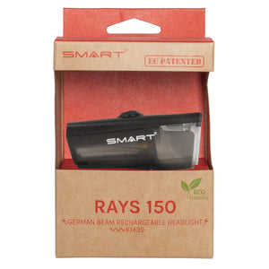 Smart rays 150 rechargeable battery front light
