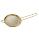 Kitchen tools zeef rvs ø14cm met draadgreep goud