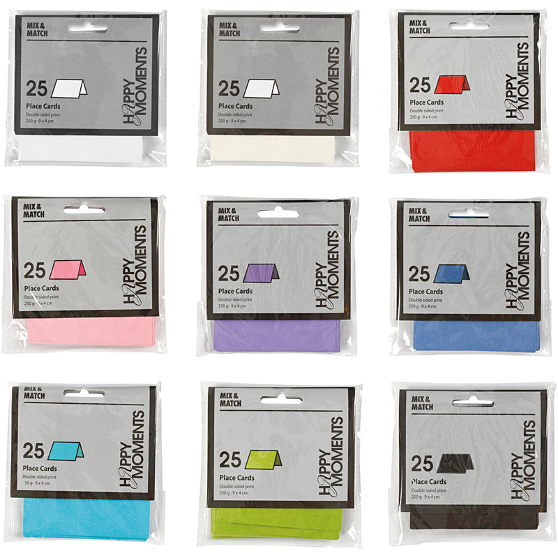 Load image into Gallery viewer, Https: www.cchobby.nl naamkaarten-afm-9x4-cm-inhoud-kan-varieren-250-gr-diverse-kleuren-30-doos-1-doos
