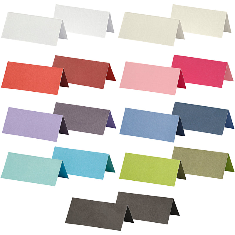 Load image into Gallery viewer, Https: www.cchobby.nl naamkaarten-afm-9x4-cm-inhoud-kan-varieren-250-gr-diverse-kleuren-30-doos-1-doos
