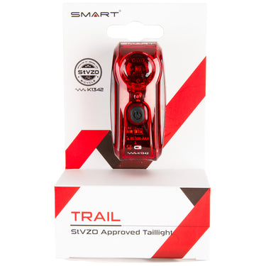 Smart trail battery rear light