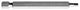 Magna krachtbit 1 4 sqdr2 50mm vierkant | 5 stuks