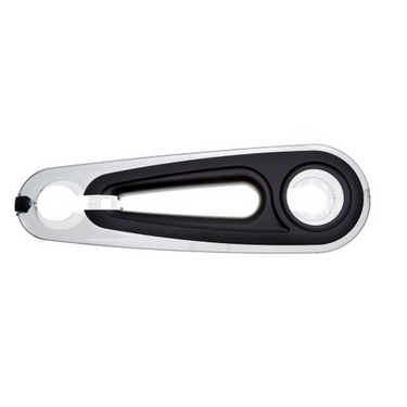 kettingkast 28 inch multi-open 63,5 x 19,5 cm smoke zwart