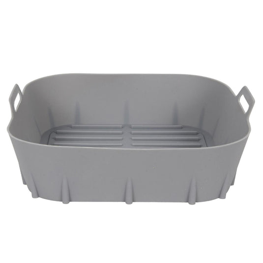 Kitchen tools airfryer inzet siliconen 20cm grijs