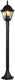 Trio livenza - paalverlichting - zwart mat - excl. 1x e27 4w - buitenverlichting - ip44