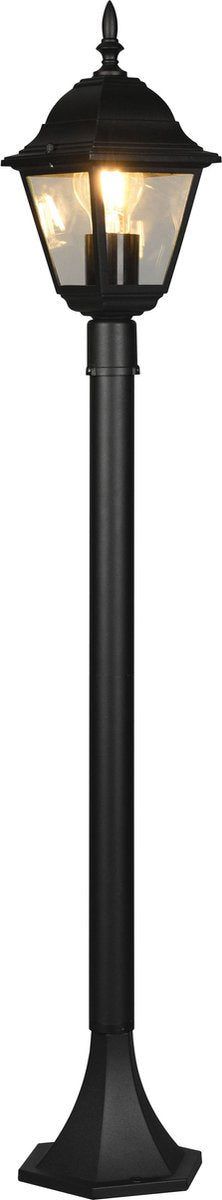 Trio livenza - paalverlichting - zwart mat - excl. 1x e27 4 w - zwenkbaar - indirecte verlichting - niet dimbaar - buitenverlichting - ip44