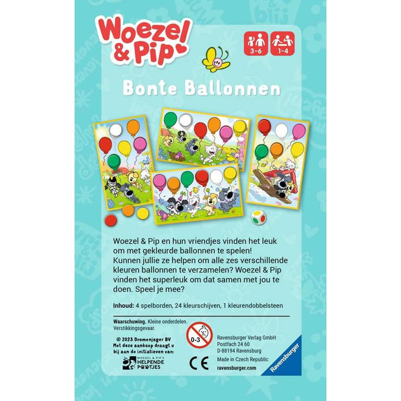 Load image into Gallery viewer, Ravensburger woezel pip bonte ballonnen
