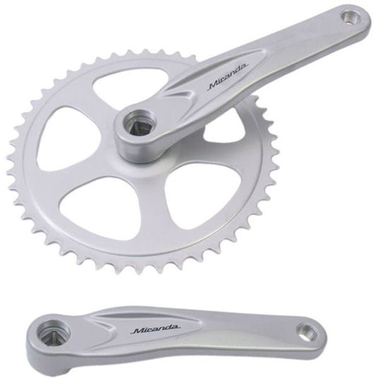 Miranda crankset alu zilver 46 tands 3 32 + 1 8 bulk