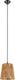 Rl live your light reality holm hanglamp - bruin - excl. 1x e27 4w - naturel sisal