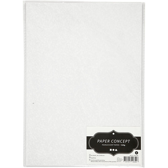 Creativ company https: www.cchobby.nl parelmoerpapier-a4-vel-210x297-mm-120-gr-wit-parelmoer-10-vel-1-doos