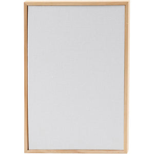 Canvas paneel met lijst, afm 15,8x23,8 cm, 280 gr, wit, 10 stuk 1 doos