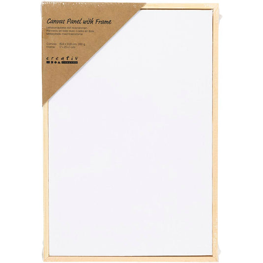 Https: www.cchobby.nl canvas-paneel-met-lijst-afm-15-8x23-8-cm-280-gr-wit-1-stuk