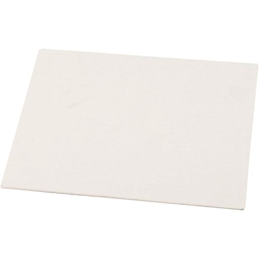 Canvas paneel, a4, afm 21x29,7 cm, dikte 3 mm, 280 gr, wit, 1 stuk