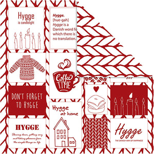 Design papier, breiwerk, vel 30,5x30,5 cm, 180 gr, 5 vel 1 doos