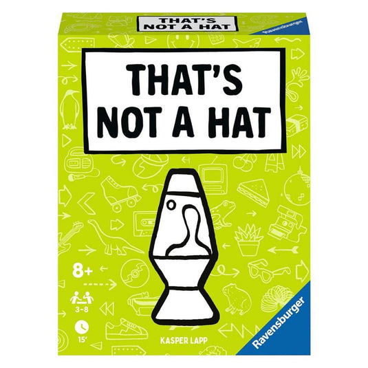 Ravensburger – that’s not a hat - pop culture | bluffend geheugenspel met iconische voorwerpen