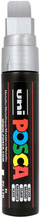 Posca uni verfmarker 17k zilver - blokpunt 15mm