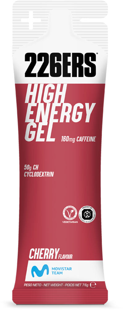 Load image into Gallery viewer, 226ers high energy 160mg caffeine cherry gel 76g
