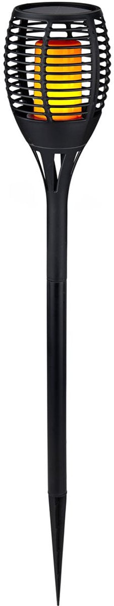 Grundig solar tuinfakkel – vlam-effect led prikspot – tuinverlichting op zonne-energie – tuinspot solar tuinverlichting ip44 – 72 cm