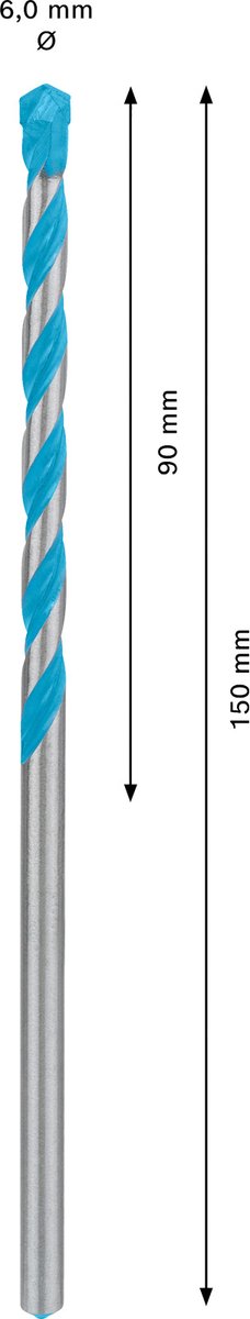 Bosch expert cyl-9 multiconstruction boor 6 x 90 x 150 mm - 26089...
