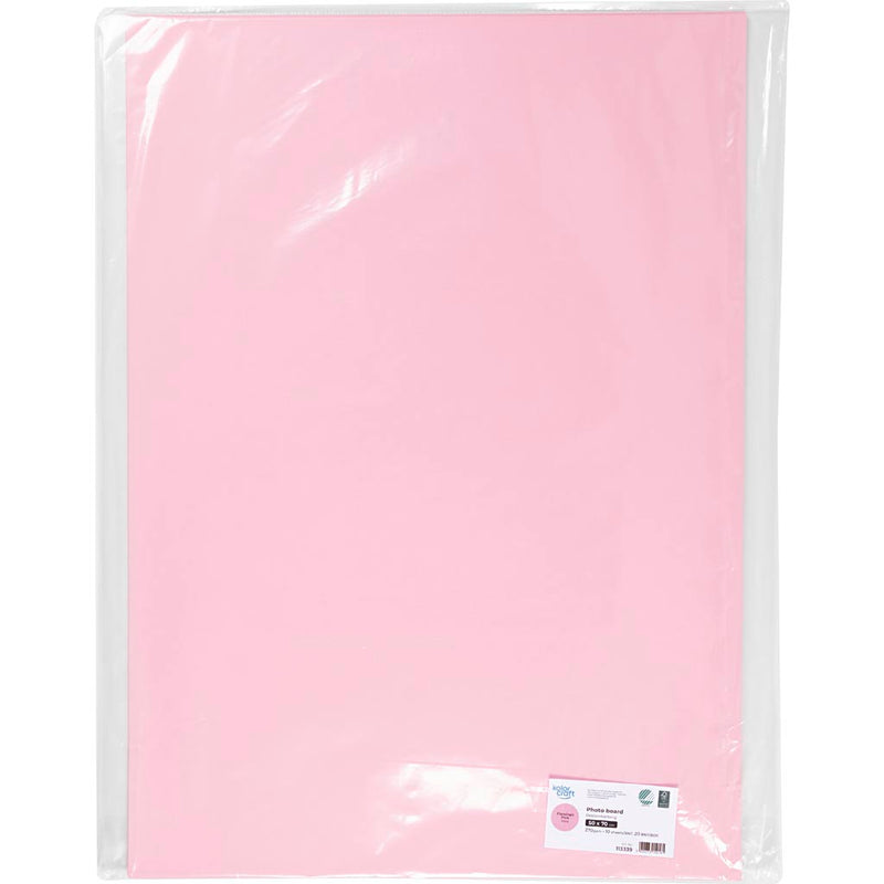 Load image into Gallery viewer, Https: www.cchobby.nl gekleurd-karton-vel-50x70-cm-270-gr-roze-10-vel-1-doos
