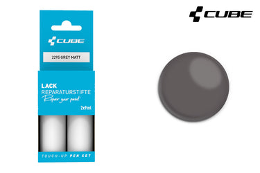 Cube touch-up pen set grey matt