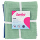 Sorbo vaatdoeken - set van 3 stuks - katoenen vaatdoekjes keuken - 35x35 cm - absorberend en wasbaar