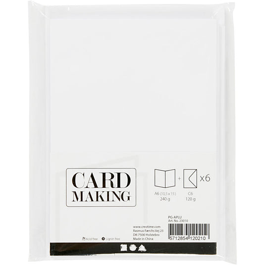 Https: www.cchobby.nl kaarten-en-enveloppen-afmeting-kaart-10-5x15-cm-afmeting-envelop-11-5x16-5-cm-110-230-gr-wit-6-set-1-doos