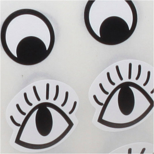 Creativ company https: www.cchobby.nl sticker-ogen-zwart-wit-2000-stuk-1-doos