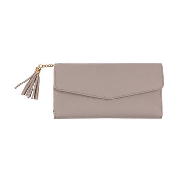 Ootb portemonee kunstleder elegant met rits 19x9,5cm