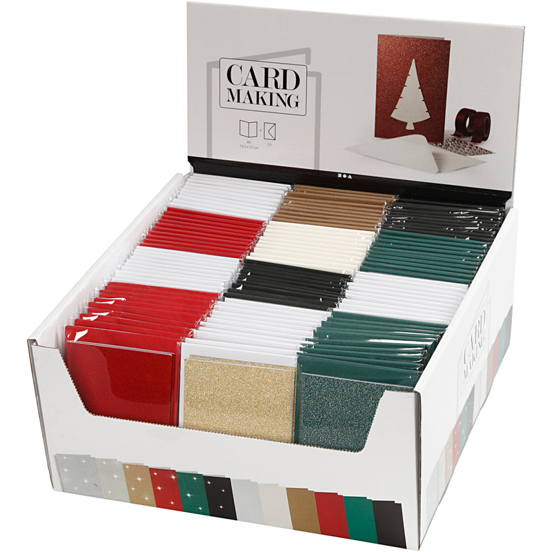 Load image into Gallery viewer, Https: www.cchobby.nl kaarten-en-enveloppen-afmeting-kaart-10-5x15-cm-afmeting-envelop-11-5x16-5-cm-12x10-doos-1-doos
