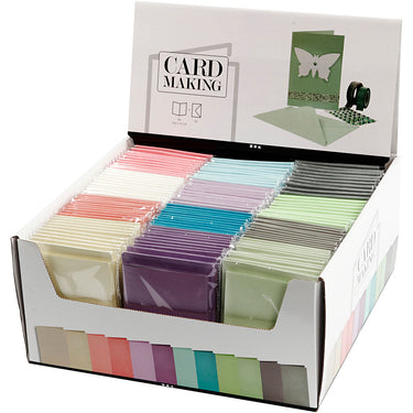 Http: www.cchobby.nl kaarten-en-enveloppen-afmeting-kaart-10-5x15-cm-afmeting-envelop-11-5x16-5-cm-120-210-diverse-kleuren-12x10-doos-1-doos