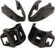 Edge coverset voor stuurschakelaar links + rechts - vespa primavera sprint - glanzend zwart
