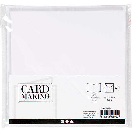 Https: www.cchobby.nl kaarten-en-enveloppen-afmeting-kaart-15-2x15-2-cm-afmeting-envelop-16x16-cm-230-gr-wit-4-set-1-doos