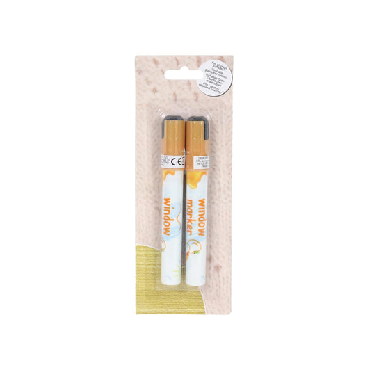 Svenska living raam-markers afwasbaar goud set a 2 stuks