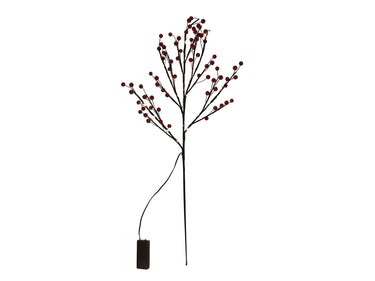Svenska living tak 'frosted berry' 20led 75cm exclusief 2xaa batterij