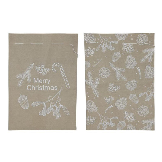 Svenska living geschenkzak kerst jute look 50x70cm