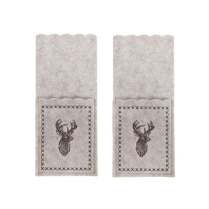 Svenska living bestekzakje rendier vilt beige set a 2 stuks 23x10cm