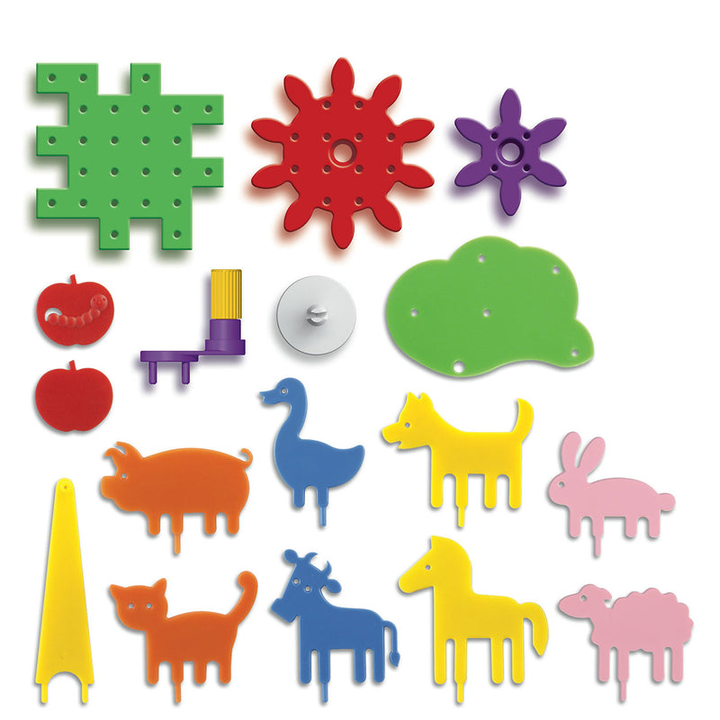 Load image into Gallery viewer, Quercetti georello tandwielenset boerderij, 60dlg.
