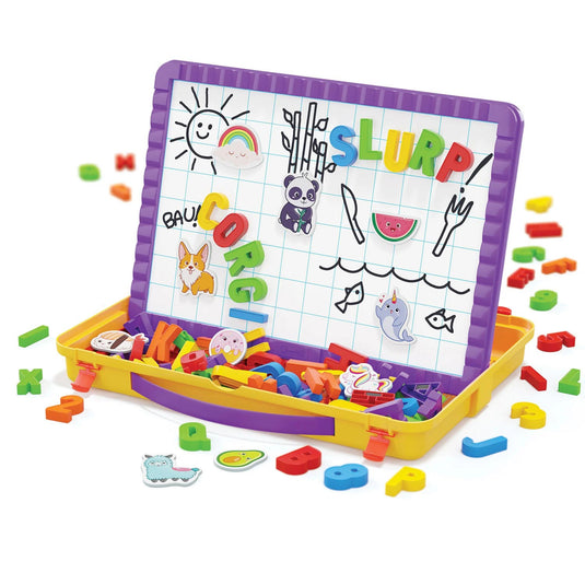 Quercetti magnetic magneetletters 2-in-1 58-delig