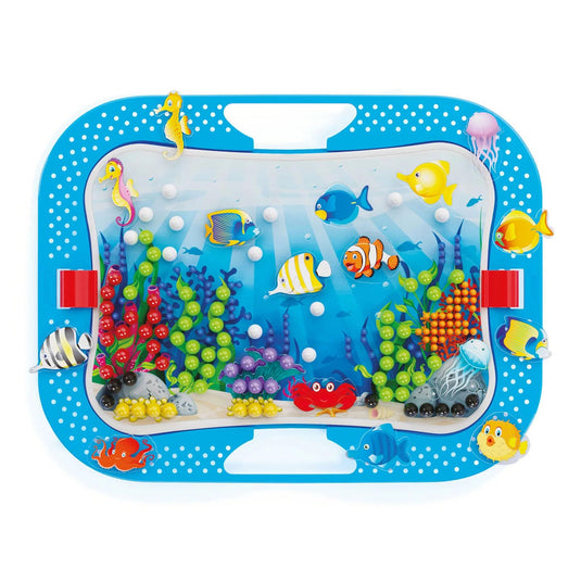 Quercetti oceaan plezier fish pegs insteek mozaïek, 316dlg.