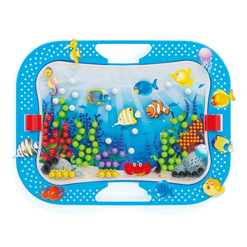 Afbeelding laden in galerijviewer, Quercetti oceaan plezier fish pegs insteek mozaïek, 316dlg.
