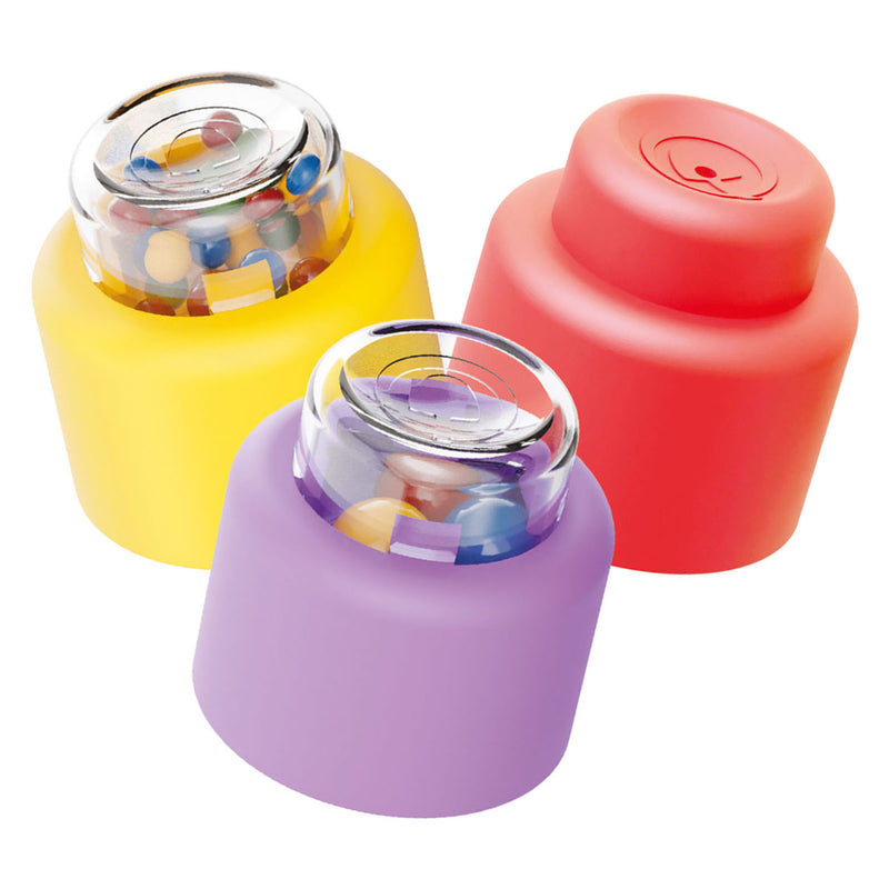 Afbeelding laden in galerijviewer, Quercetti bouwblokken baby speelgoed met geluid - 18 stuks.
